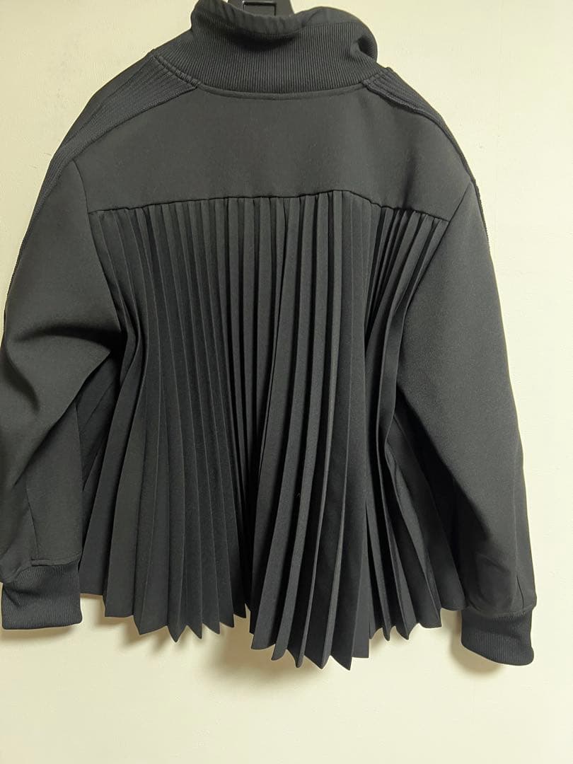 sacai テクニカルジャージーブルゾン プリーツ サイズ3