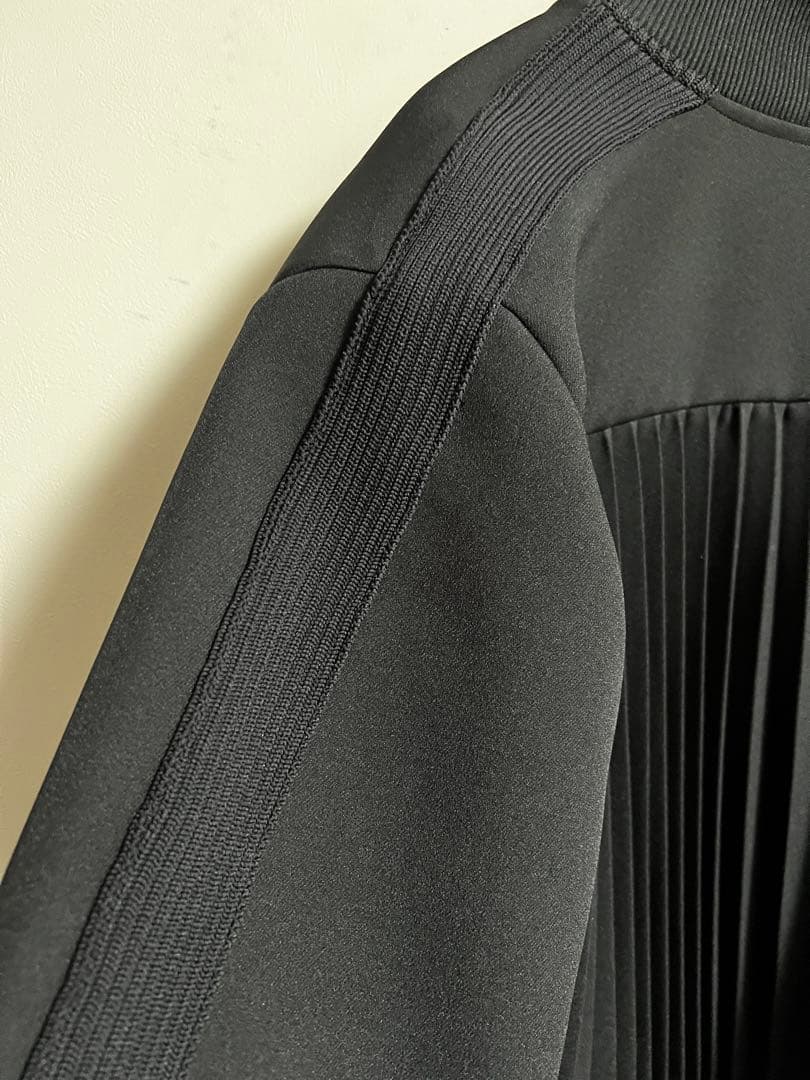 sacai テクニカルジャージーブルゾン プリーツ サイズ3