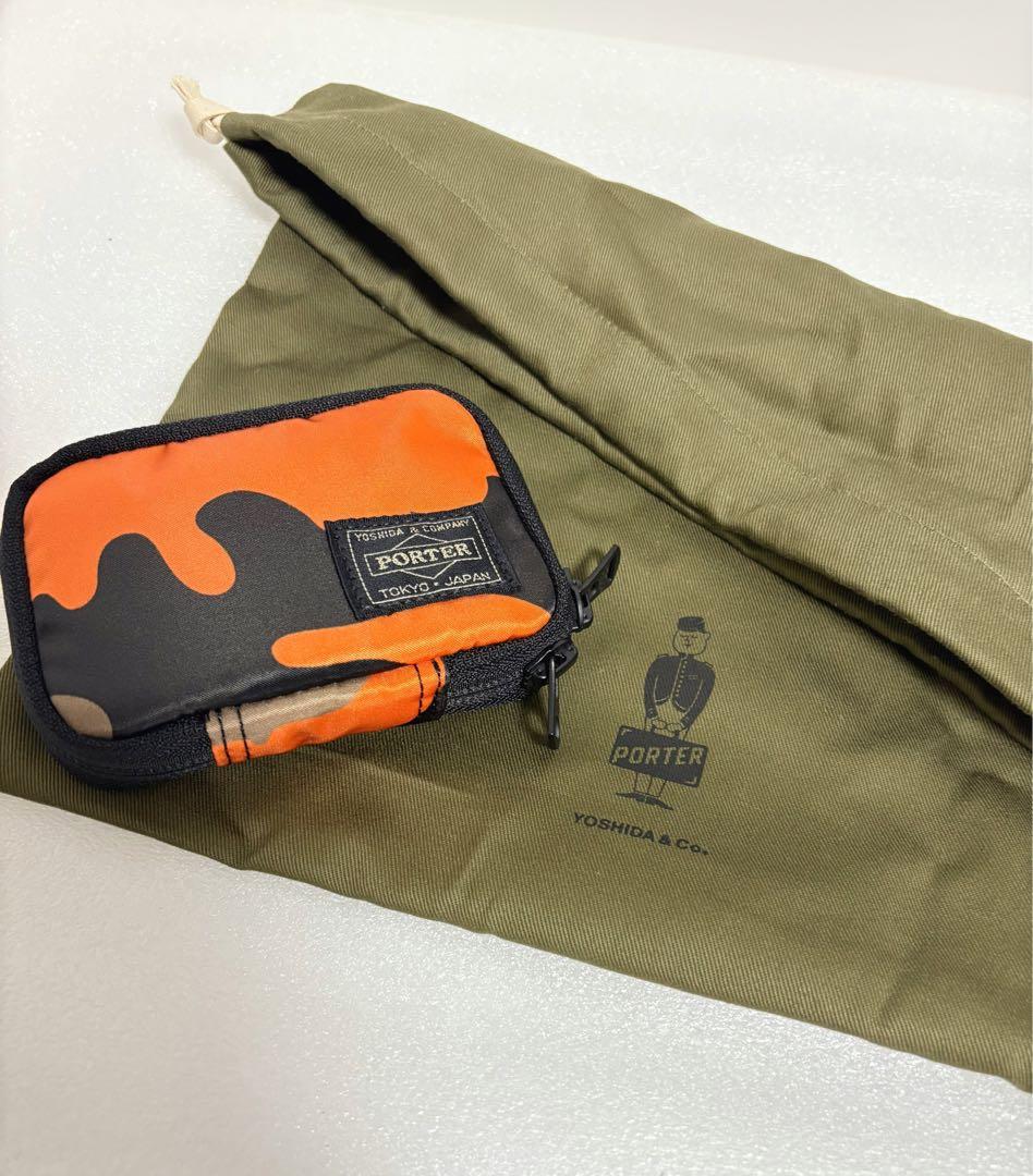 【未使用】PORTER / PS CAMO キーケース パスケース ポーチ付き