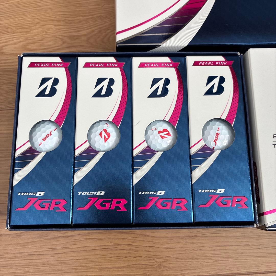 【新品】ブリヂストン TOURB　JGR ゴルフボール パールピンク 3ダース