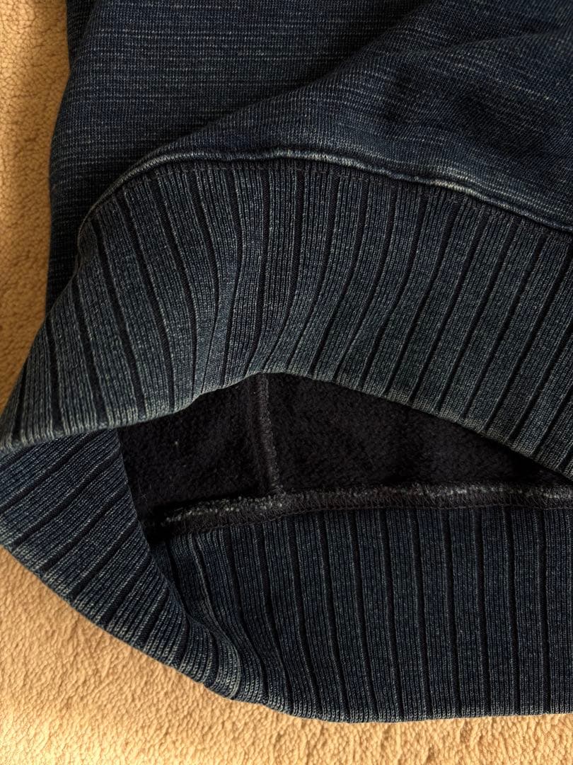 Double RL ラルフローレン　クルーネックスウェット S ダークブルー