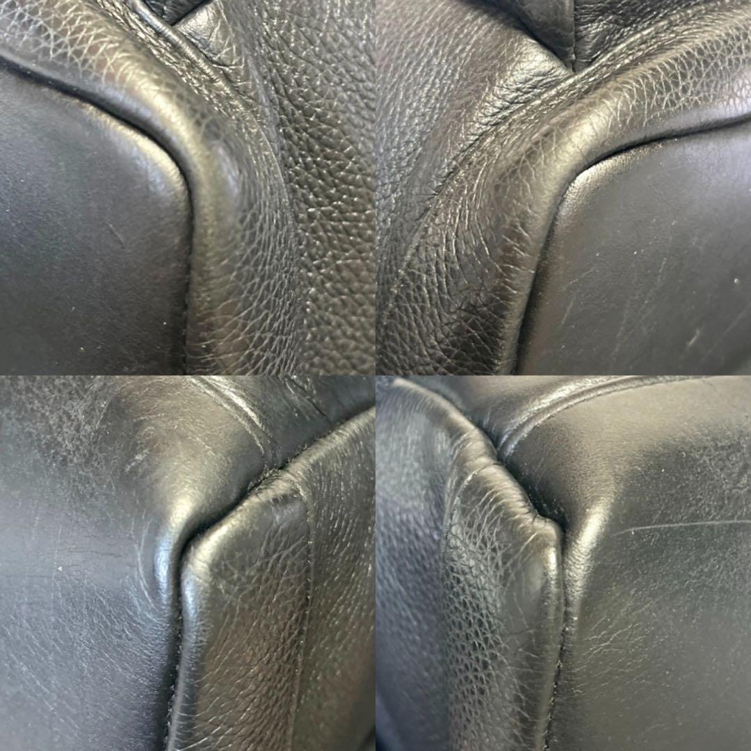 JIMMY CHOO WILMER BLACK レザー A4収納 バックパック