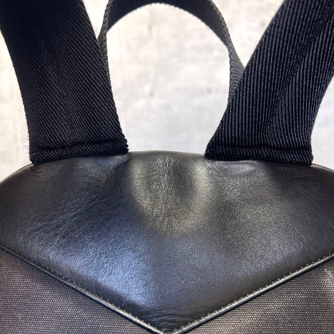 JIMMY CHOO WILMER BLACK レザー A4収納 バックパック