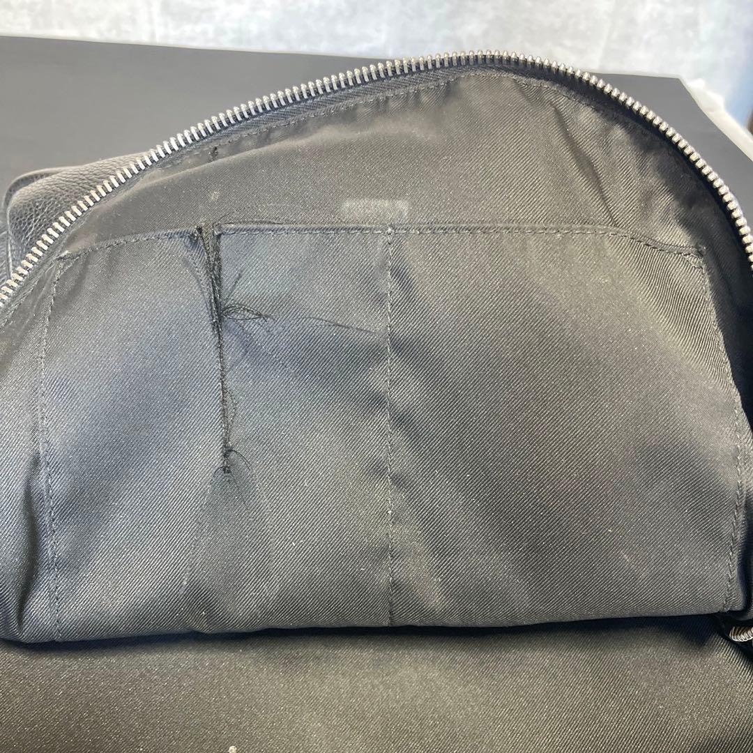 JIMMY CHOO WILMER BLACK レザー A4収納 バックパック