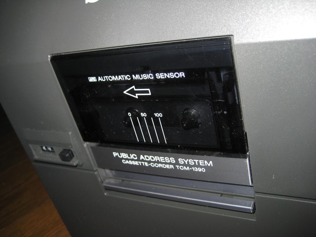 中古美品　SONY　カセットレコーダー　TCM-1390