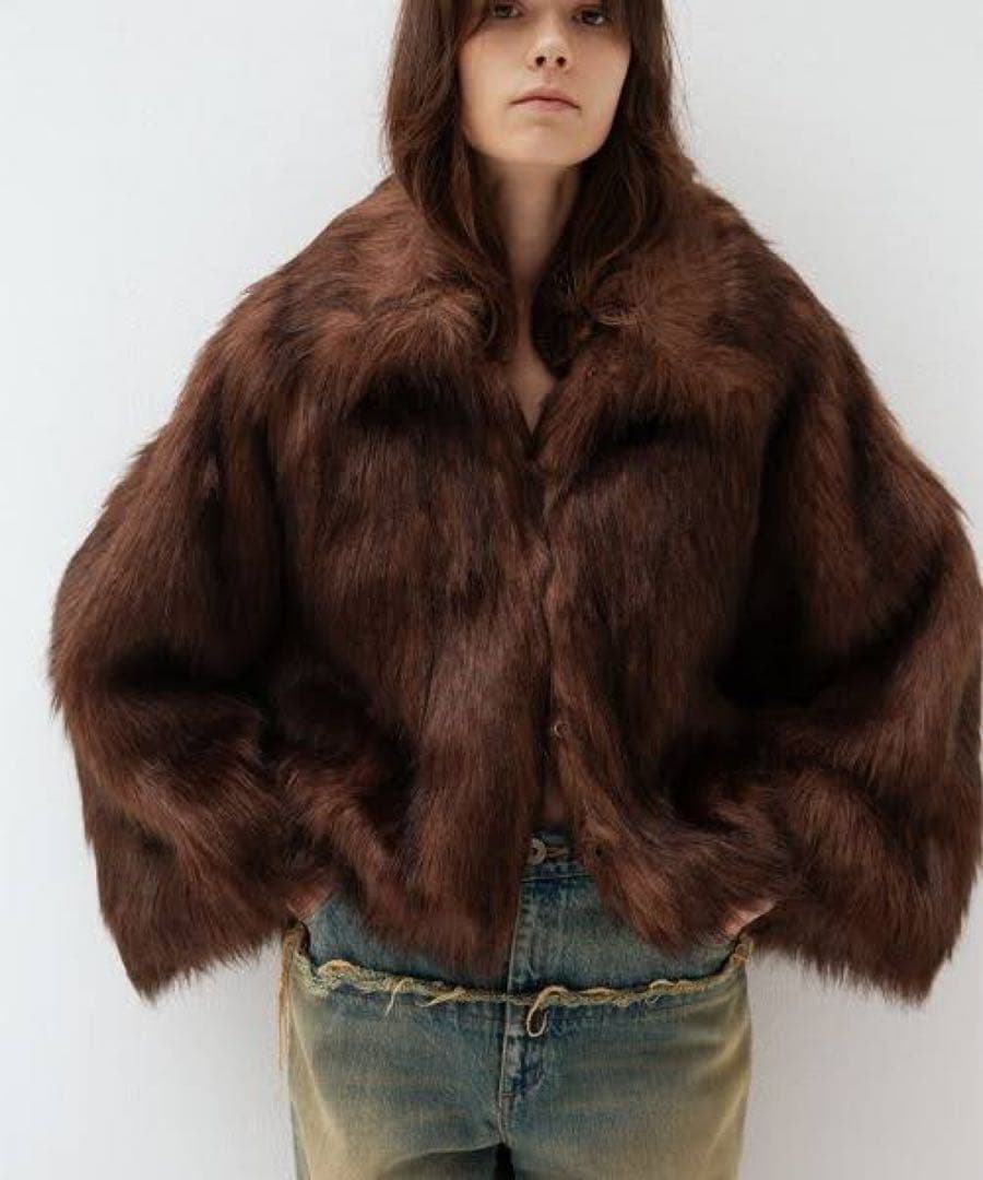 ジャケット・アウター leinwande Vegan Fur Jacket