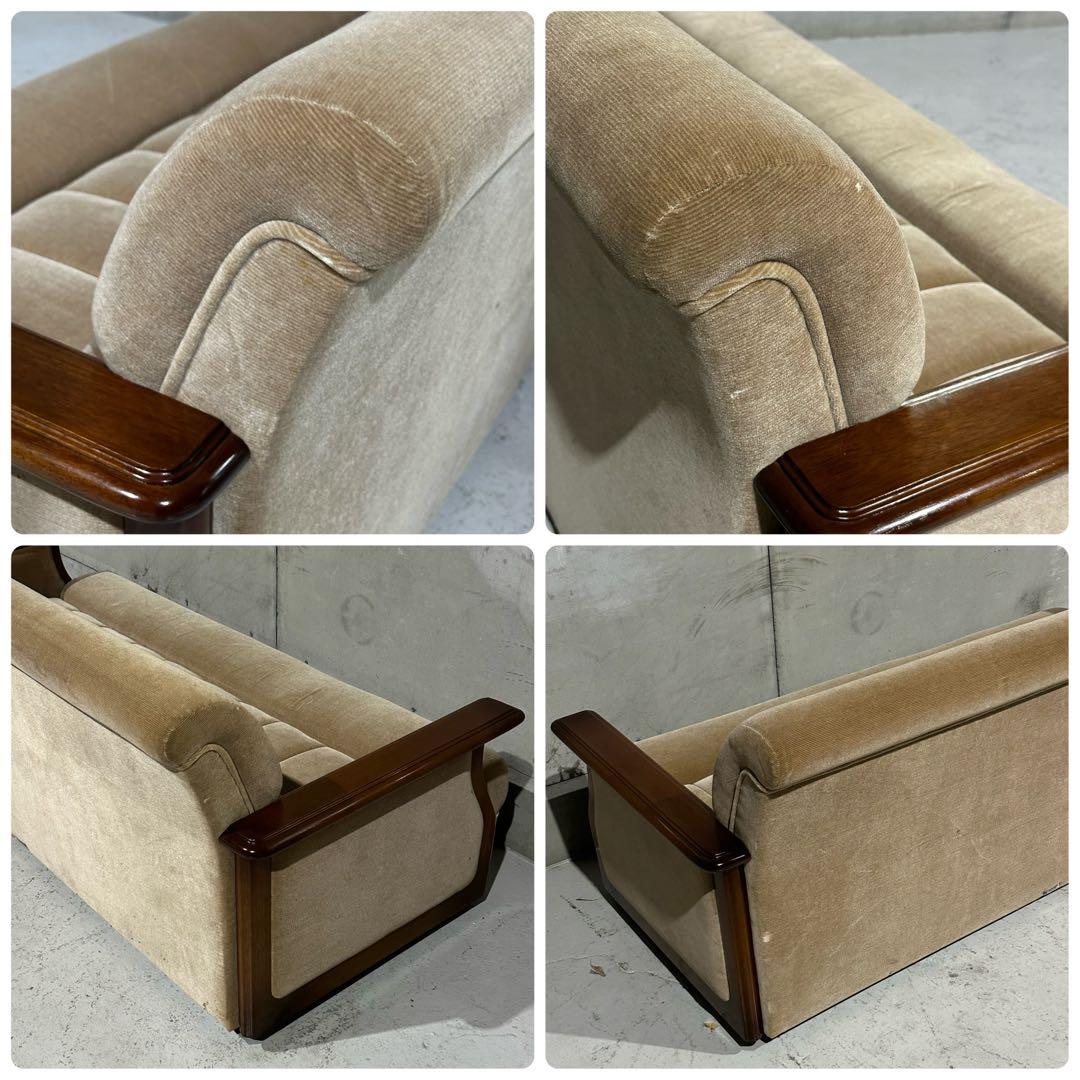 ✦70s✦maruni マルニ ミッドセンチュリー 昭和レトロ ソファー ベロア