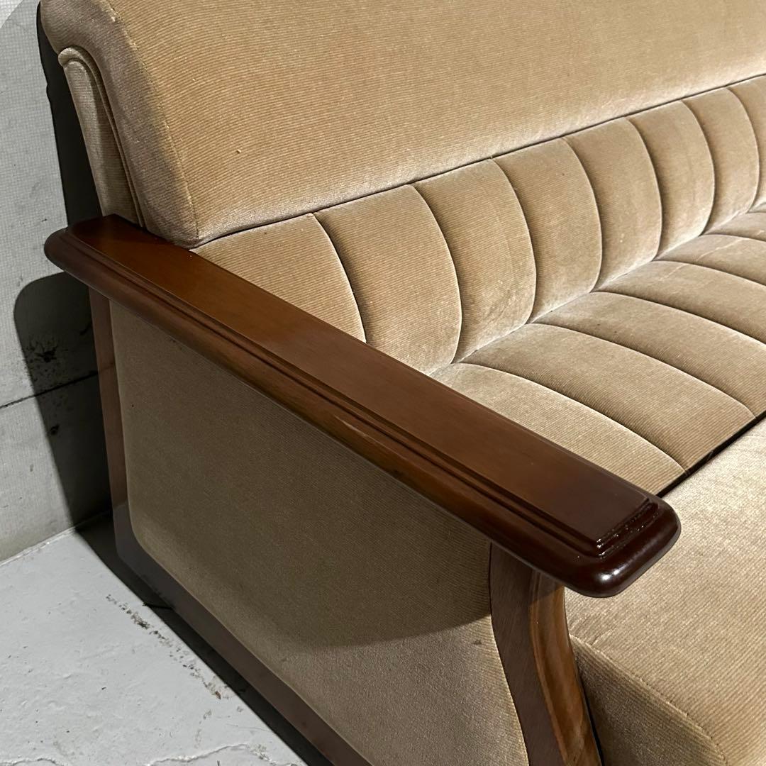 ✦70s✦maruni マルニ ミッドセンチュリー 昭和レトロ ソファー ベロア