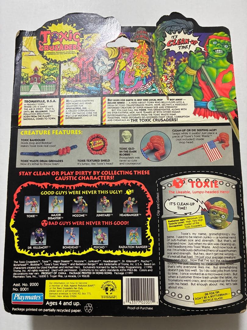 Toxic crusaders TOXIE プレイメイツ　悪魔の毒毒モンスター