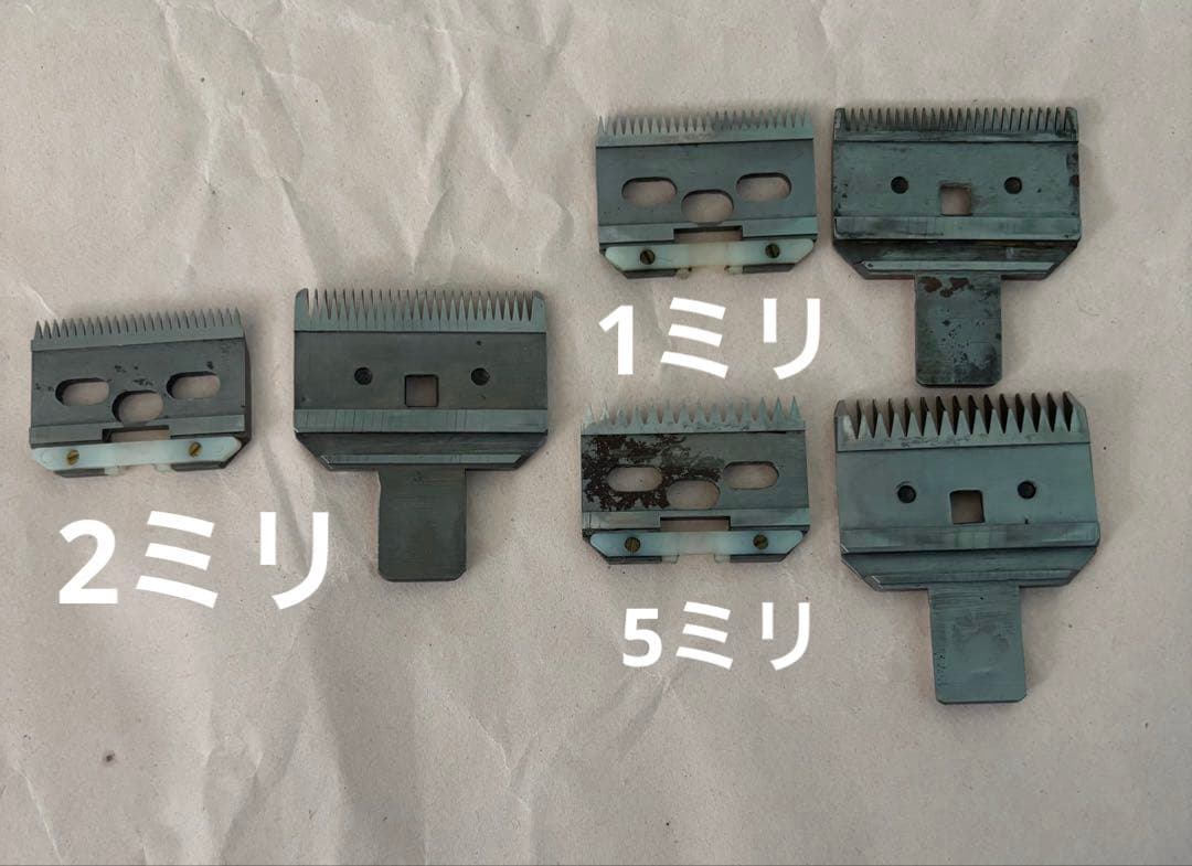 スピーディク 電気バリカン TAPIO 赤 替刃3種（1mm/2mm/5mm）