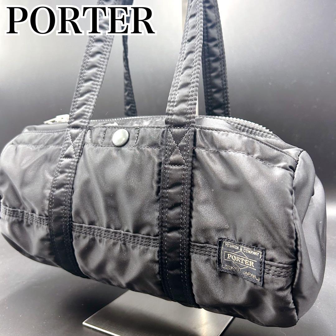 ✨美品✨ポーター タンカー ミニボストン S ドラムバッグ ダッフル 黒