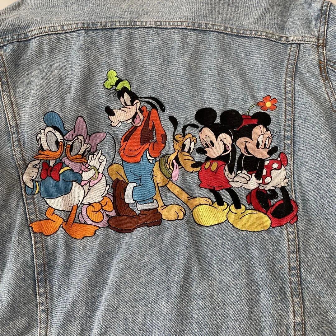 Too Cute! Disney刺繍　デニムジャケット　Gジャン　ミッキー