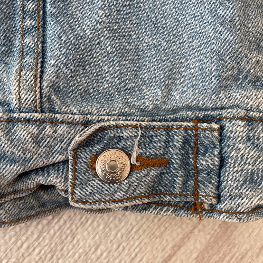 Too Cute! Disney刺繍　デニムジャケット　Gジャン　ミッキー