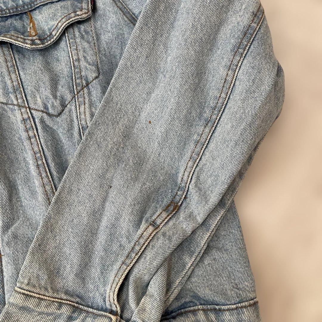 Too Cute! Disney刺繍　デニムジャケット　Gジャン　ミッキー