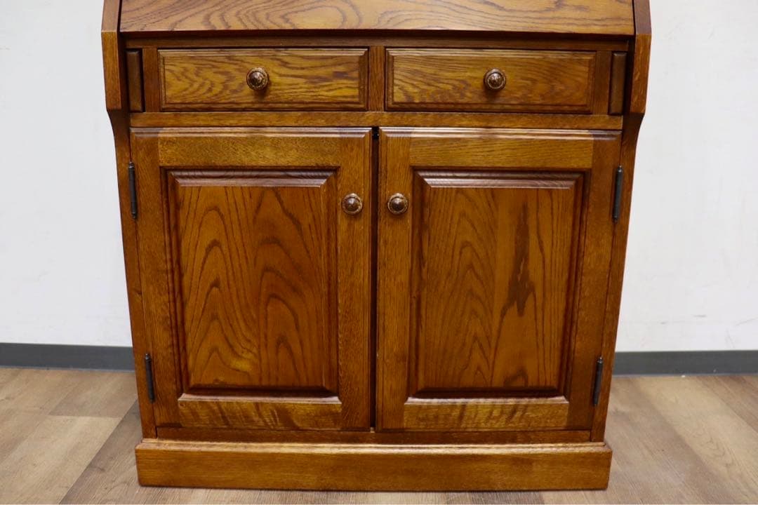 GMHH422○勇峰工芸 ライティングビューロー デスク 机 ライティングドレッ