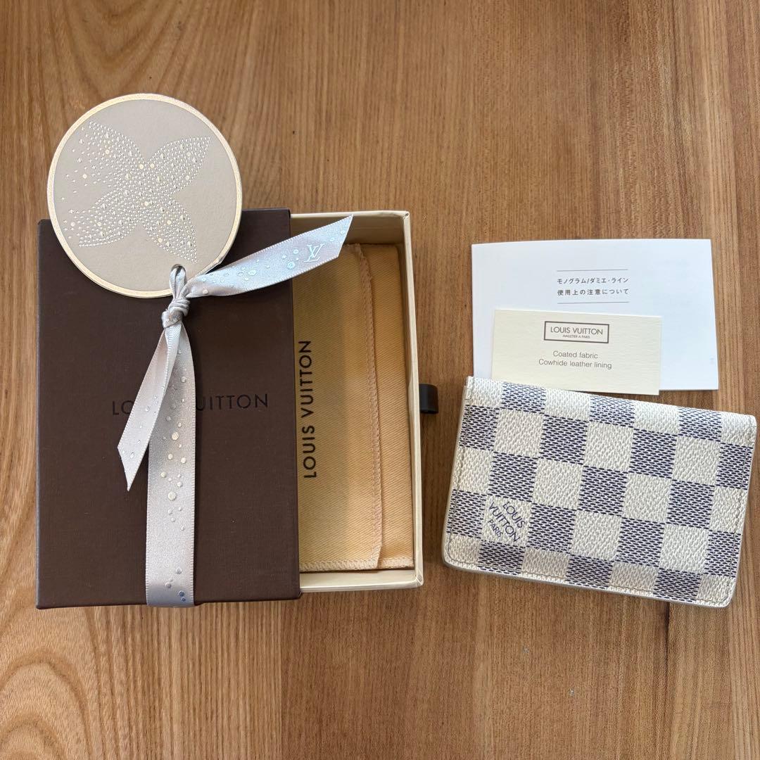 その⚫︎Louis Vuitton ダミエ・アズール 名刺入れ