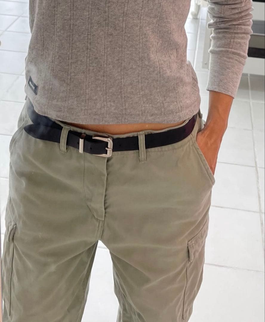 SEA カーゴパンツ カーキ