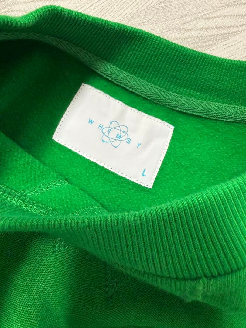 creek whimsysocks スウェット　グリーン　L size