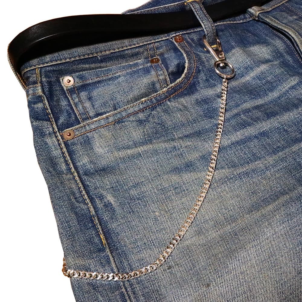 新品未使用 シルバー 925製 ウォレットチェーン アメカジ テンダーロイン