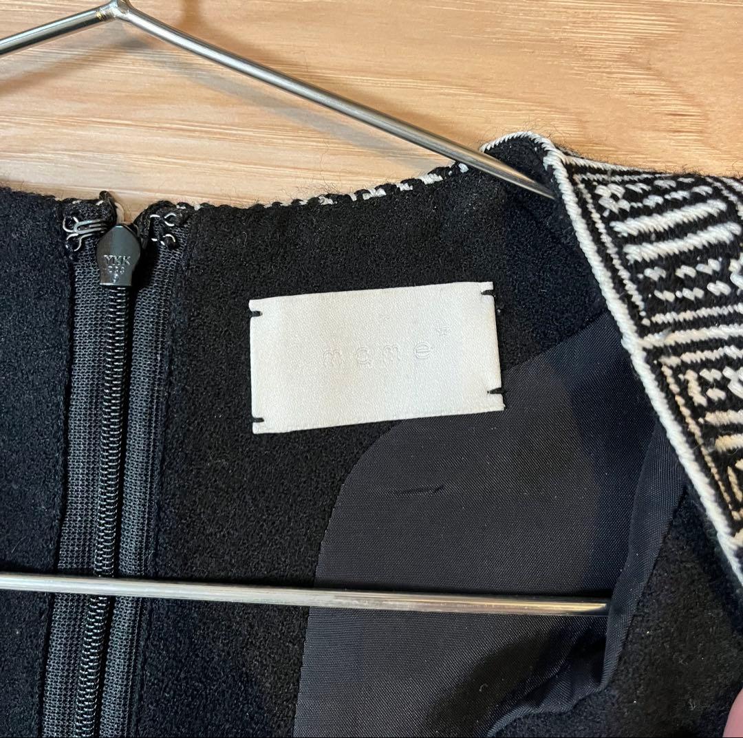 mame フリンジワンピース