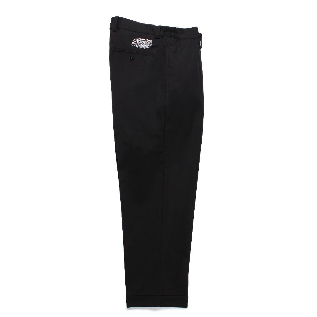 GAKKIN×BUDSPOOL LINEN WOOL TUCK TROUSERS