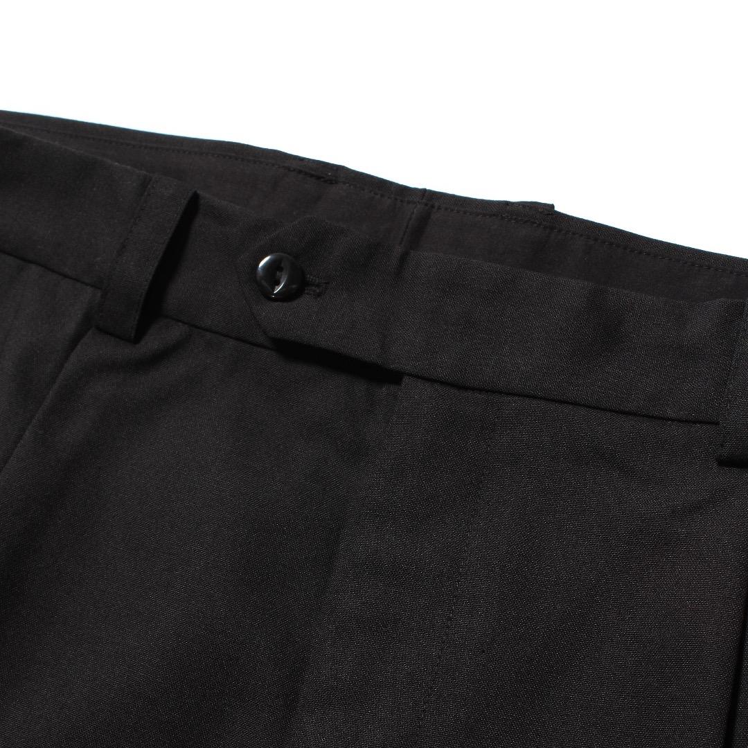 GAKKIN×BUDSPOOL LINEN WOOL TUCK TROUSERS