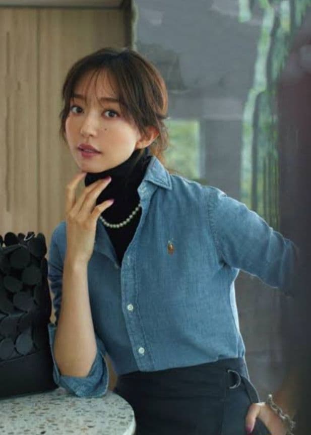 【試着のみ】ラルフローレン大人気オーバーサイズダンガリーシャツ現行品