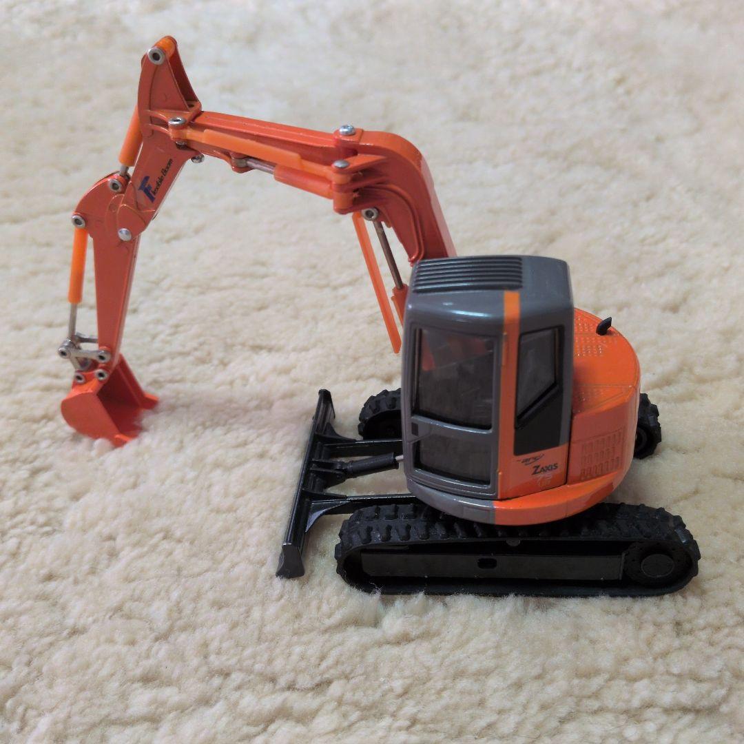 【値下げ】日立　Zaxis ミニチュア重機 オレンジ