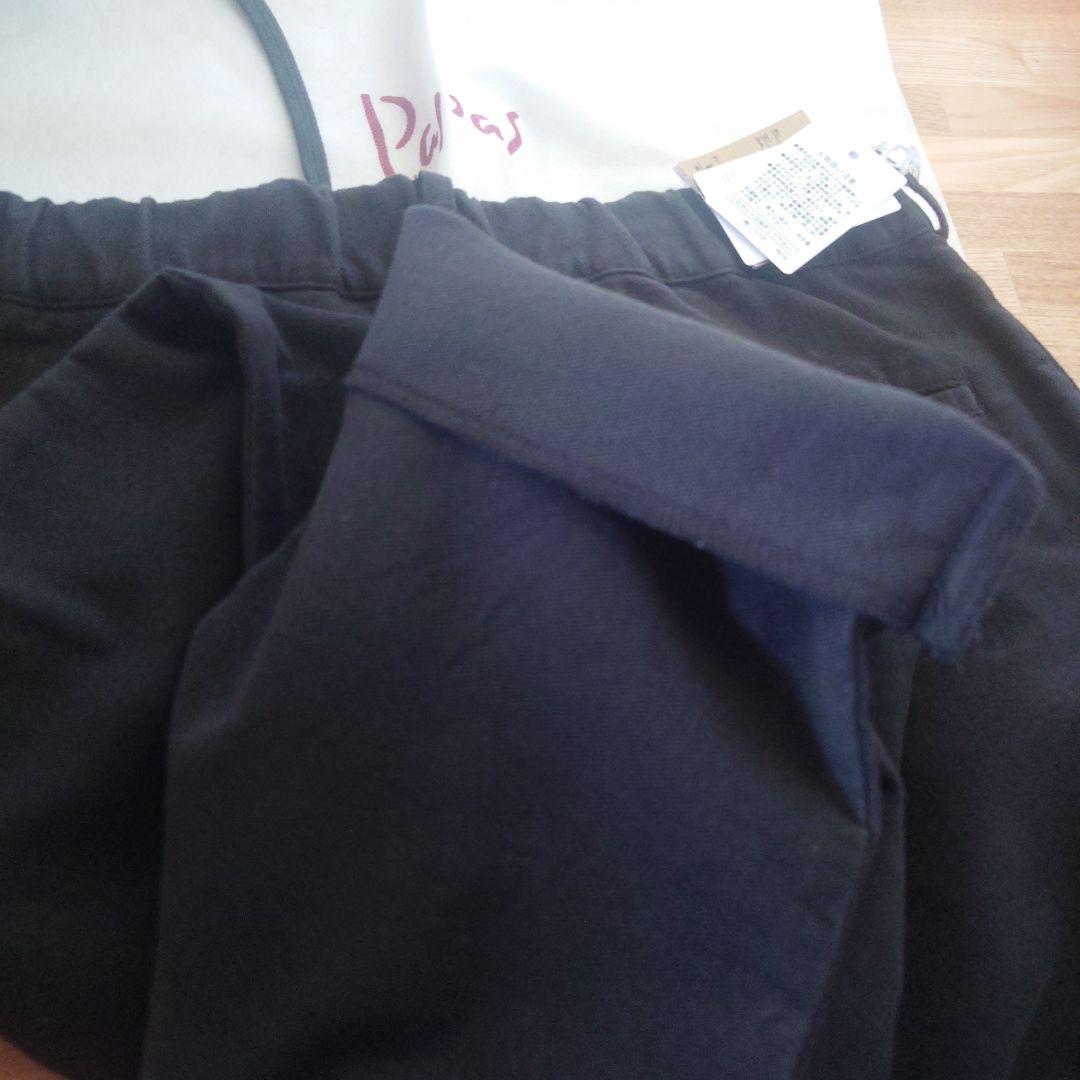 新品　パパス　ブラック　綿パン　Sサイズ 42900円