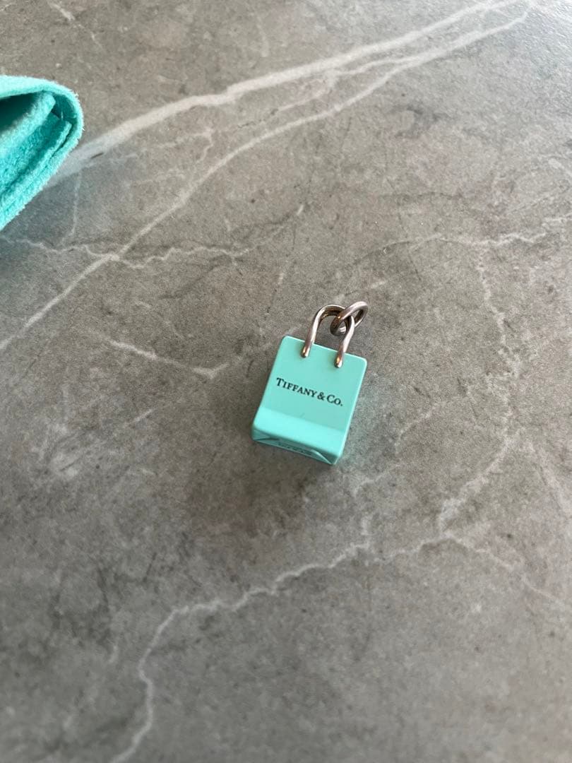 お値下げしました！希少ティファニー　ショップバック　チャーム
