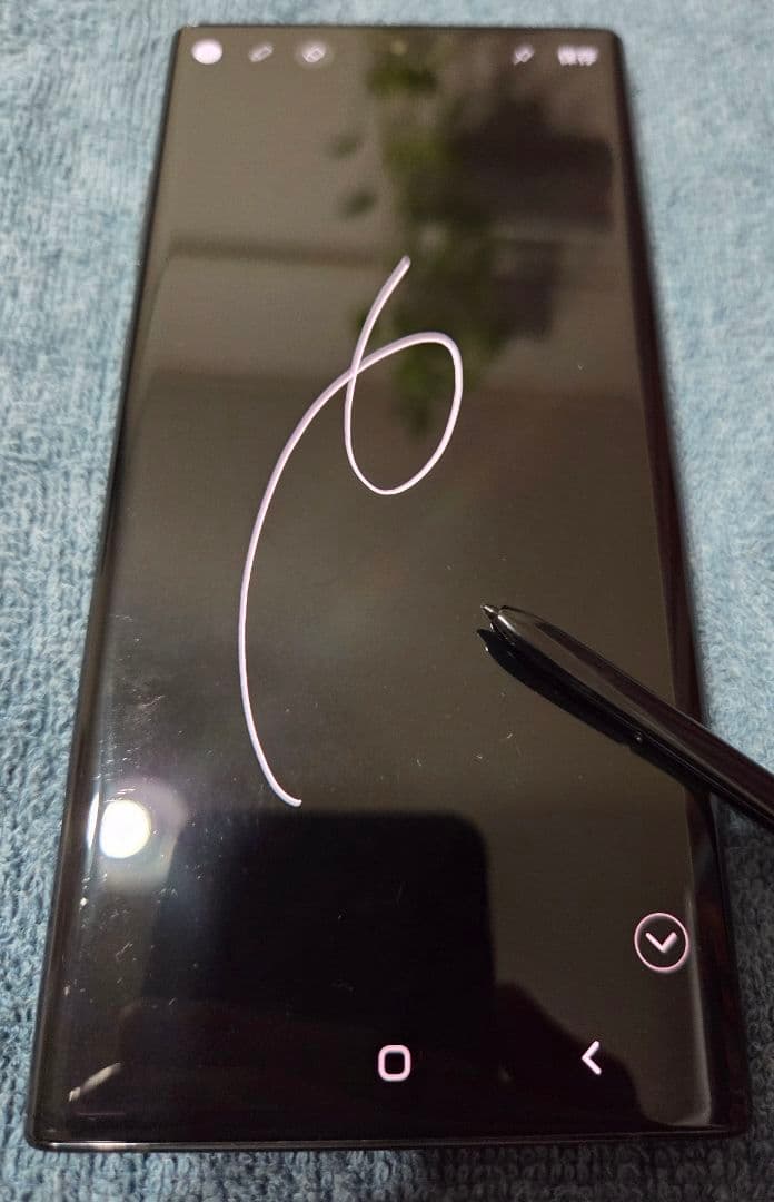 スマートフォン本体 Samsung Galaxy note10+ SC-01M Aura Black