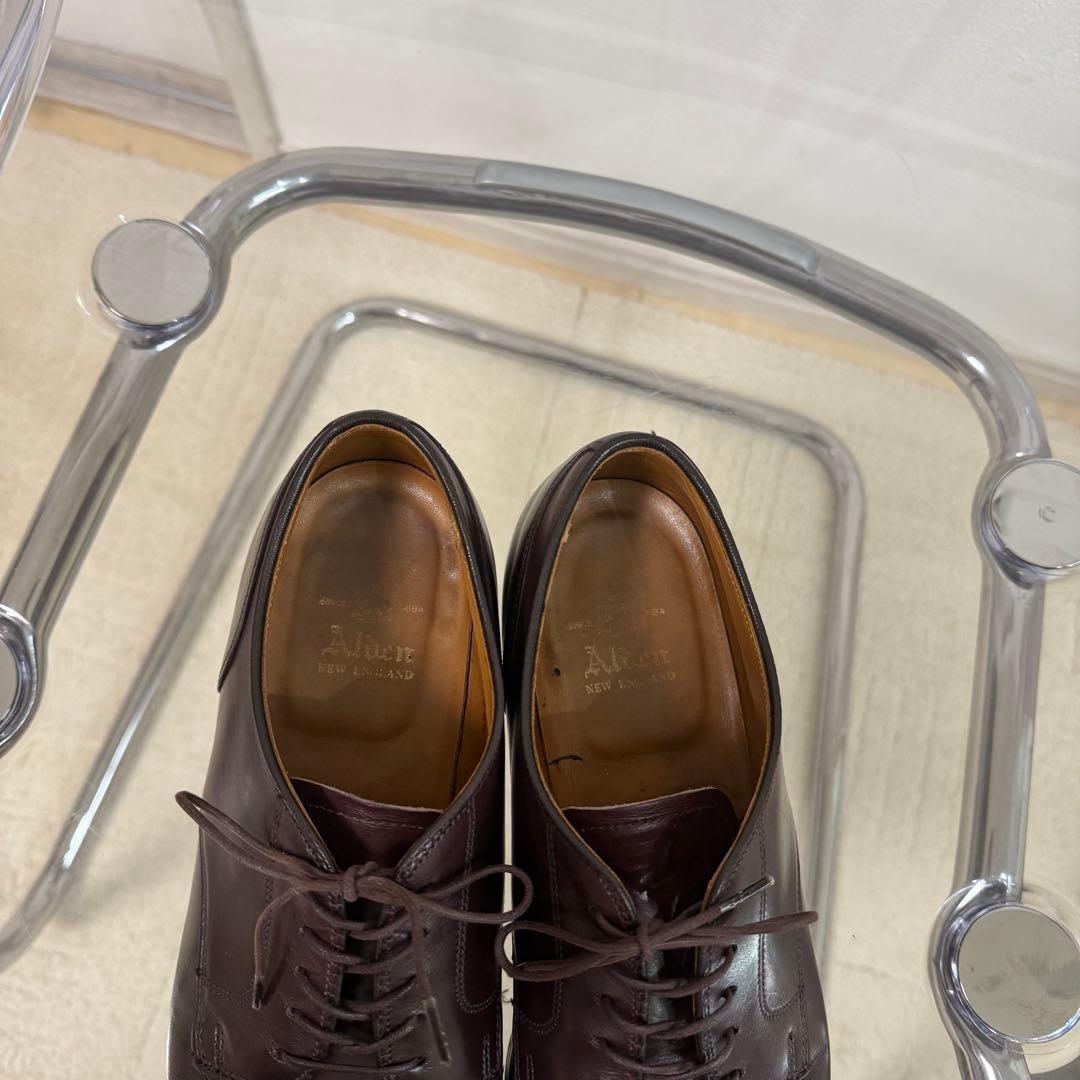 オールデン　ALDEN カーフuチップ バーガンディ