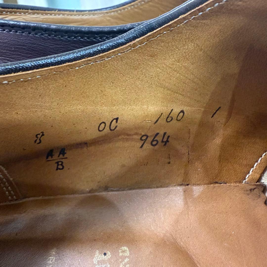 オールデン　ALDEN カーフuチップ バーガンディ