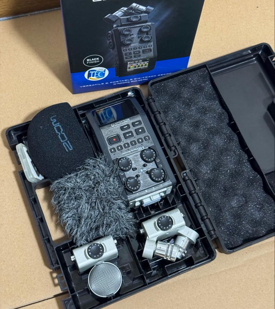 【最終値下げ】ZOOM H6 Handy Recorder 本体 & XY/MS