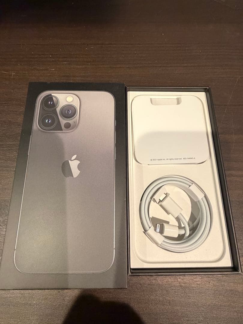 ヒビ割れ有り iPhone 13pro 256gb グラファイト