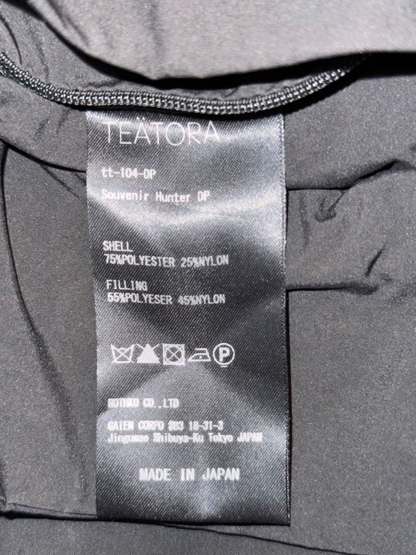 TEATORA tt-104-DP モッズコート ブラック