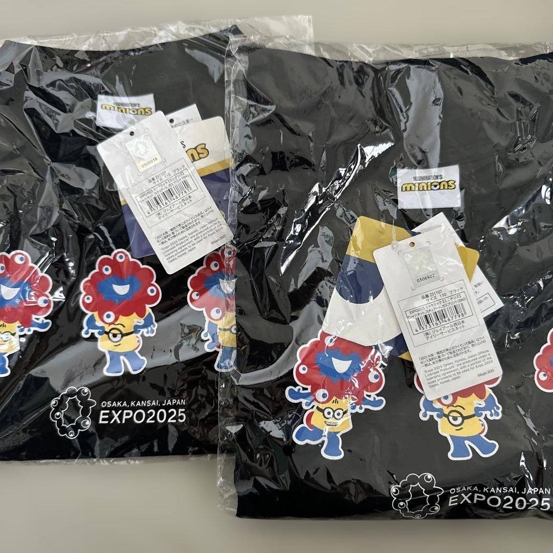 大阪万博 ミャクミャク×ミニオン コラボ Tシャツ 110＆130
