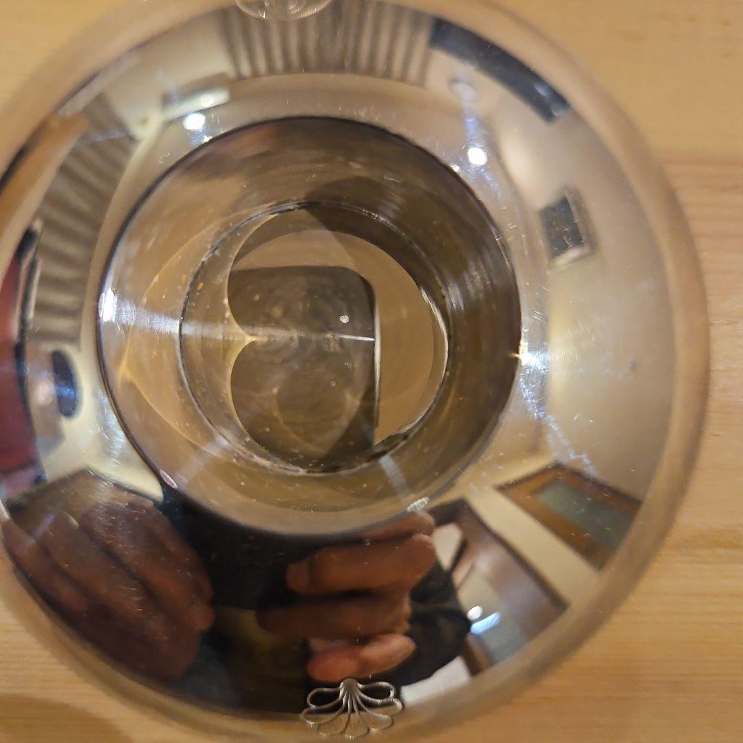 昭和六十年四月 新会社発足記念 日本たばこ産業 純銀 銀盃 酒器 木箱入り