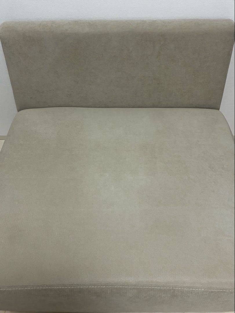 1人掛けソファ Soroi（ソロイ）【大】リップルベージュ ※組立、取扱説明書付