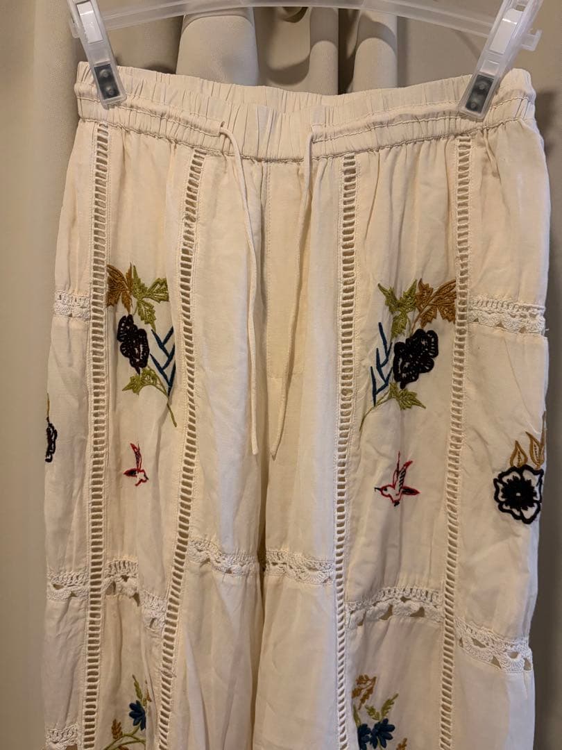TODAYFUL パンツ　刺繍