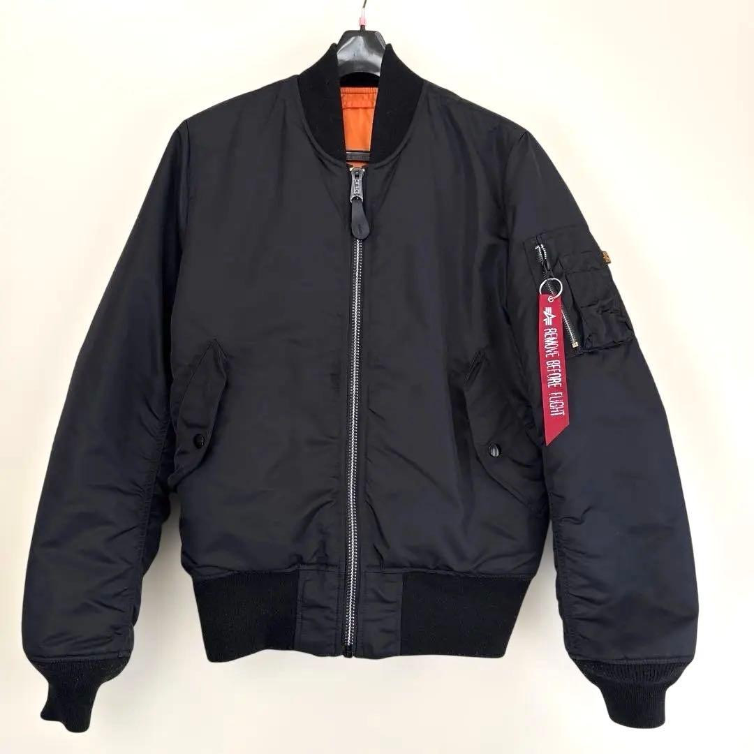 【美品】MA-1 ALPHA INDUSTRIES ブラック　Sサイズ