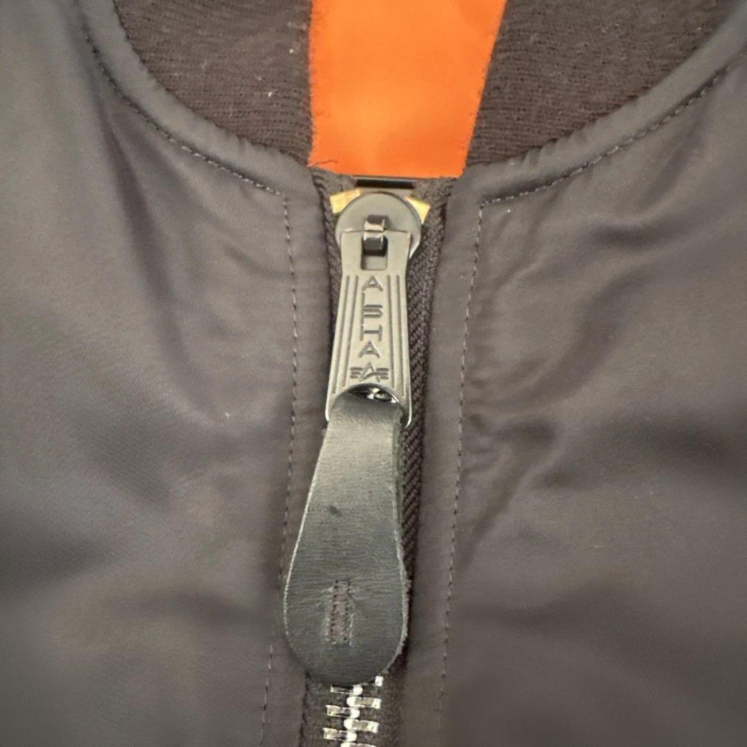 【美品】MA-1 ALPHA INDUSTRIES ブラック　Sサイズ