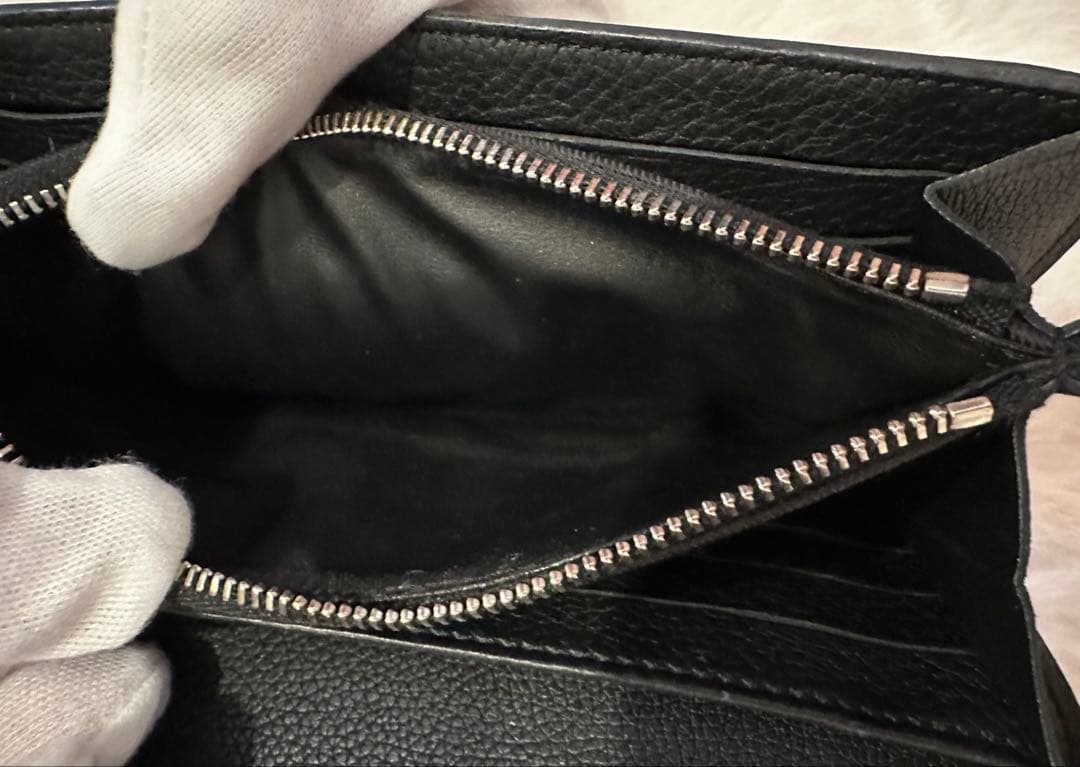 極美品 ルイヴィトン ロックミー サラ 長財布 黒 正規品