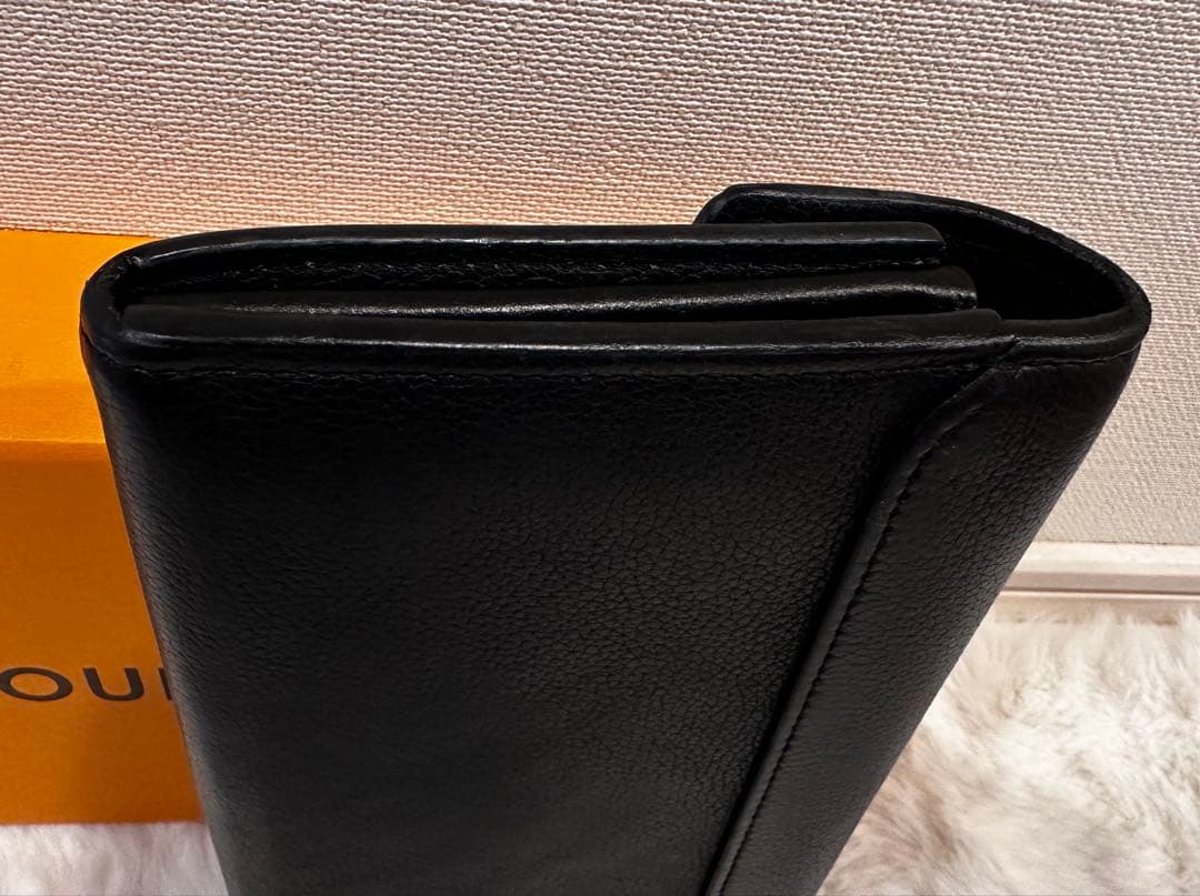 極美品 ルイヴィトン ロックミー サラ 長財布 黒 正規品
