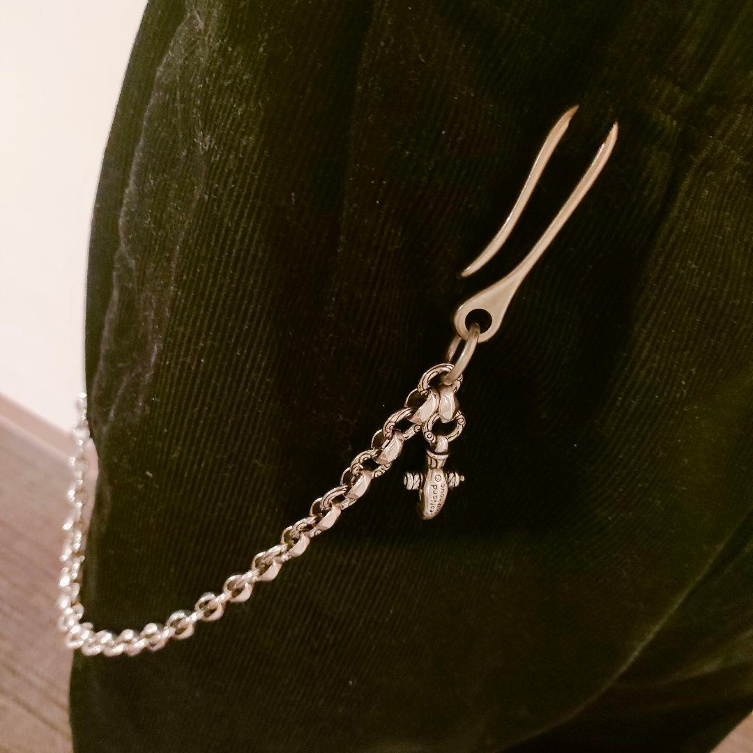 レナードカムホートタイプ　シルバーウォレットチェーン　ネックレス　セット