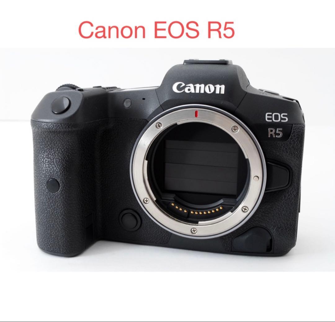 フルサイズ ミラーレス一眼レフカメラ Canon EOS R5 元箱&取扱説明書