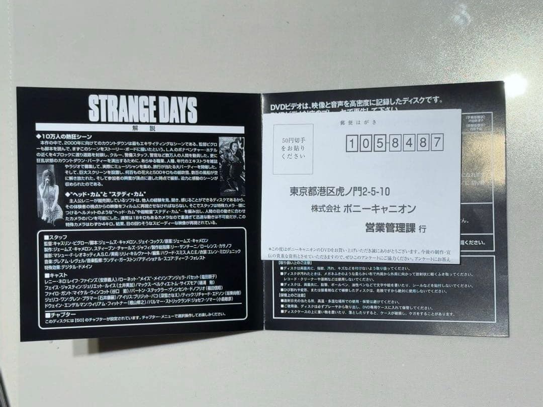 ストレンジ・デイズ/1999年12月31日　日本版 （絶版）
