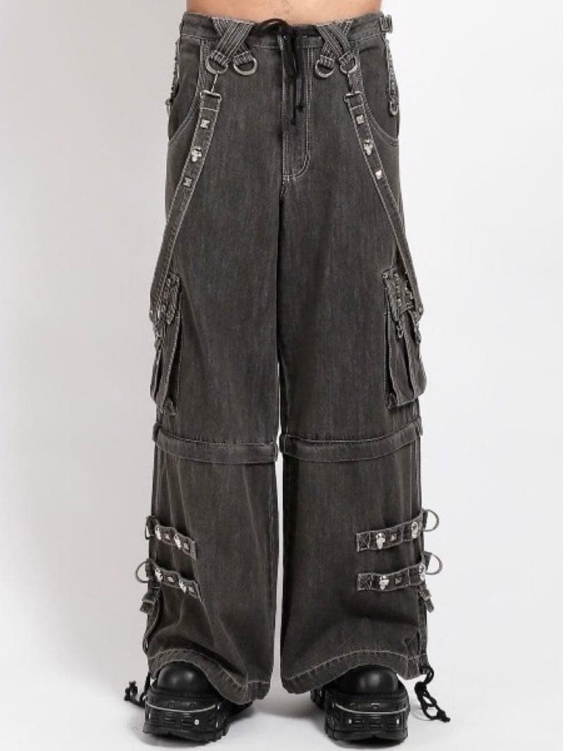 Tripp nyc カーゴパンツ　デニムパンツ　スカル