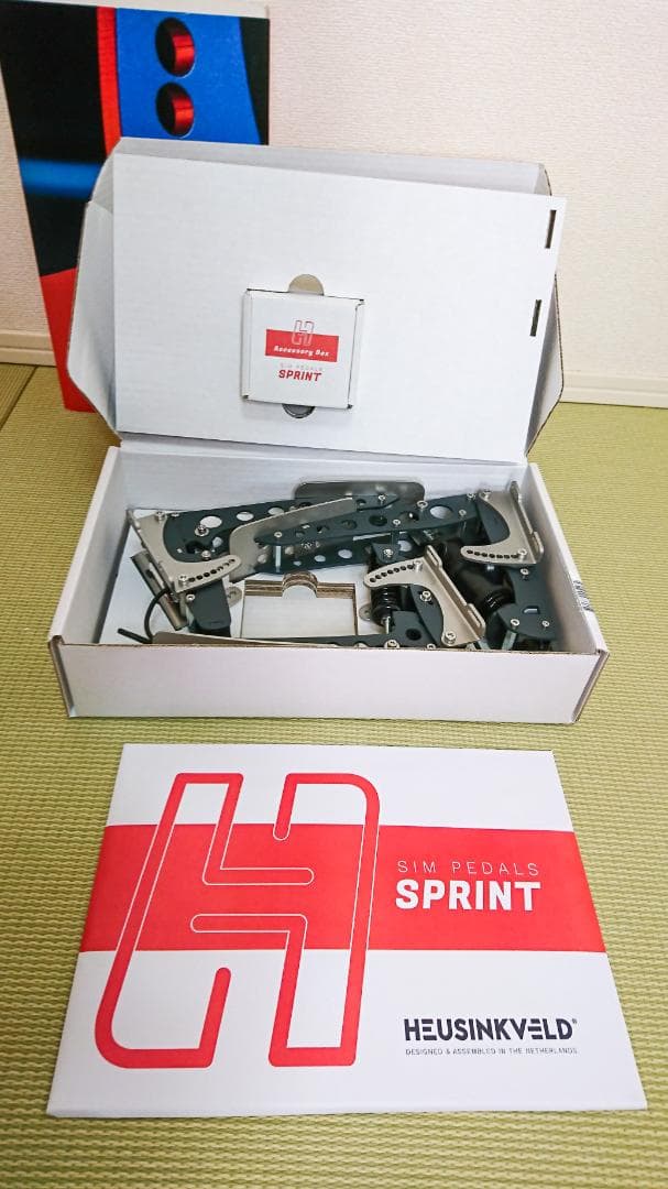 Heusinkveldレーシングシムペダル Sprint 3-pedal 新品