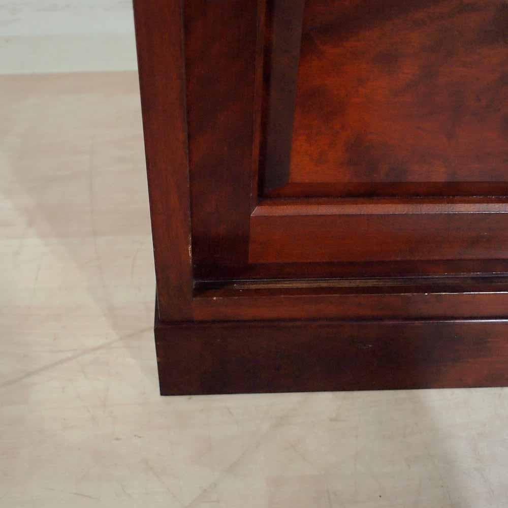 松本民芸家具 ミズメザクラ材 食器棚 本棚 ガラスキャビネット ZR24382